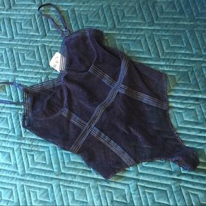 2 for 20! ✨ NWT velvet mesh bodysuit